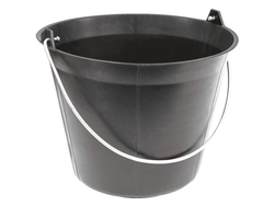 SEAU PLASTIQUE NOIR 11 LITRES POIGNEE AN