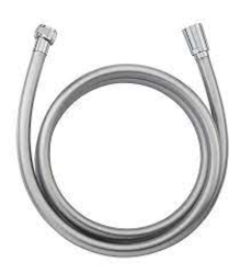 FLEXIBLE PVC LISSE CHROME LONG.1,75M