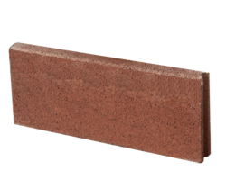 BORDURE 1/2 P4 ROUGE      5X20X50