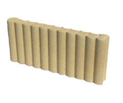 BORDURE ECAILLE JAUNE CLAIR 6X22X50