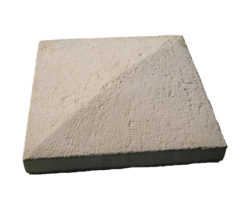 CHAPEAU POINTE DIAMANT 44x44 ASPECT PIERRE