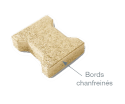 PAVE A USAGE PIETON H 4.2 JAUNE TILLEUL