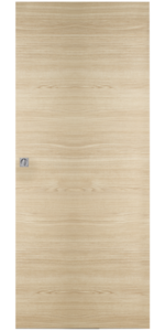 PORTE EQUILIBRE GALANDAGE CHENE NAT 93 +HABILLAGE +SERRURE CONDAMNATION