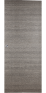 PORTE EQUILIBRE GALADANGE GRIS FONCE 73 +HABILLAGE+SERRURE CONDAMNATION