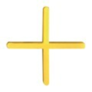 CROISILLONS JAUNES A FAIENCE 2MM (SAC DE