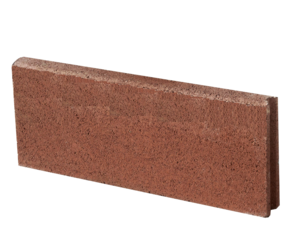 BORDURE 1/2 P4 ROUGE      5X20X50