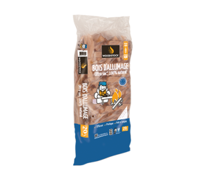 WOODSTOCK BOIS D'ALLUMAGE 20 LITRES + 10% GRATUIT