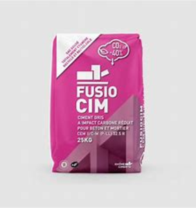 RHONE CIMENTS CEM II/B-LL 32.5R FUSIOCIM SAC DE 25KG