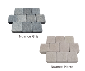 PAVE BOSSELE 12X12 NUANCE GRIS